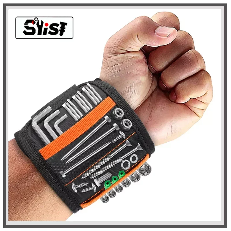 

NEW Wristband with Pockets 10/15/20 Grid Powerful Tool Bag for Screws Repair Tools Kit Storage Organizer Tool Belt