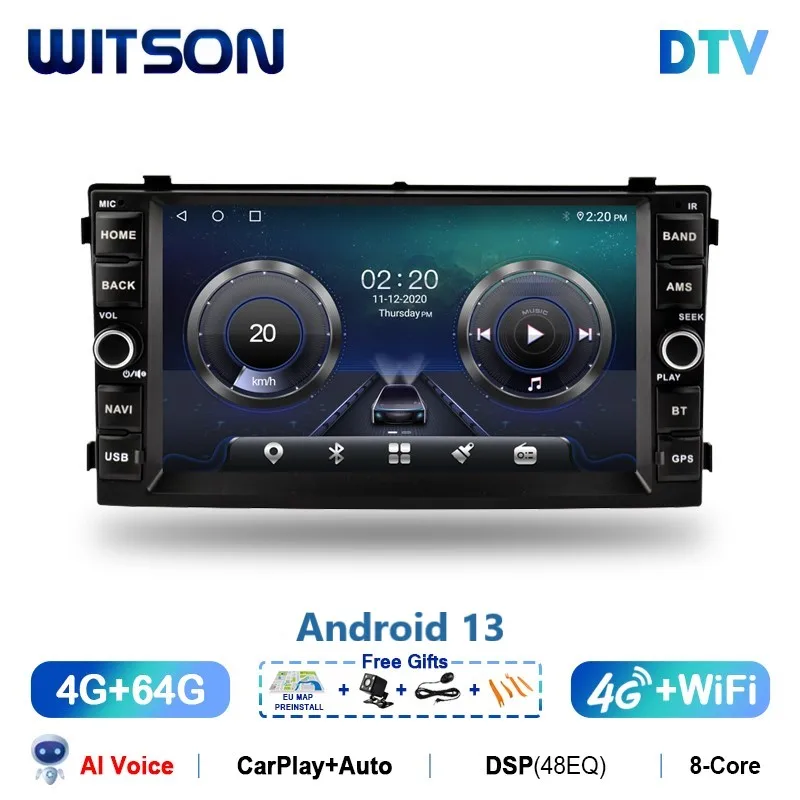 

Автомобильная стереосистема WITSON Android 15, GPS для KIA CEED 2007-2009, авторадио Carplay, мультимедийная аудионавигация