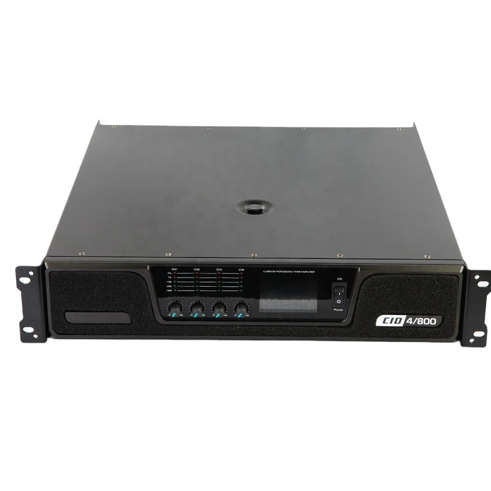 

CID4-800 800-watts ClassH Bridge Mode Audio Power Amplifier With LED Display