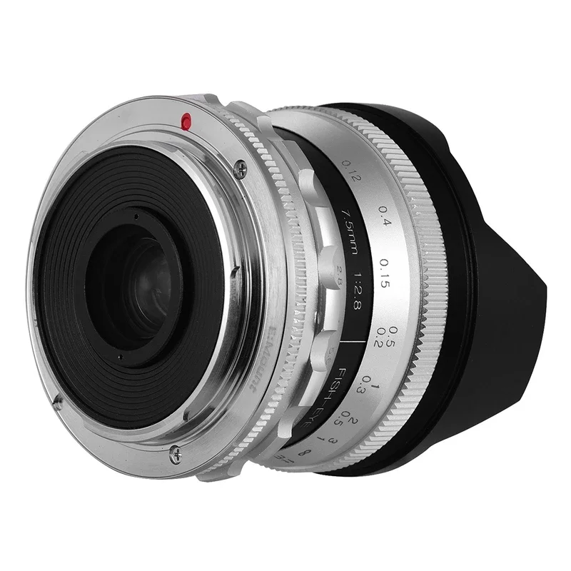 Объектив камеры APS-C Prime Lens 7 5 мм F2 8 для всех одиночных серий с креплением E Canon EOS-M Mout