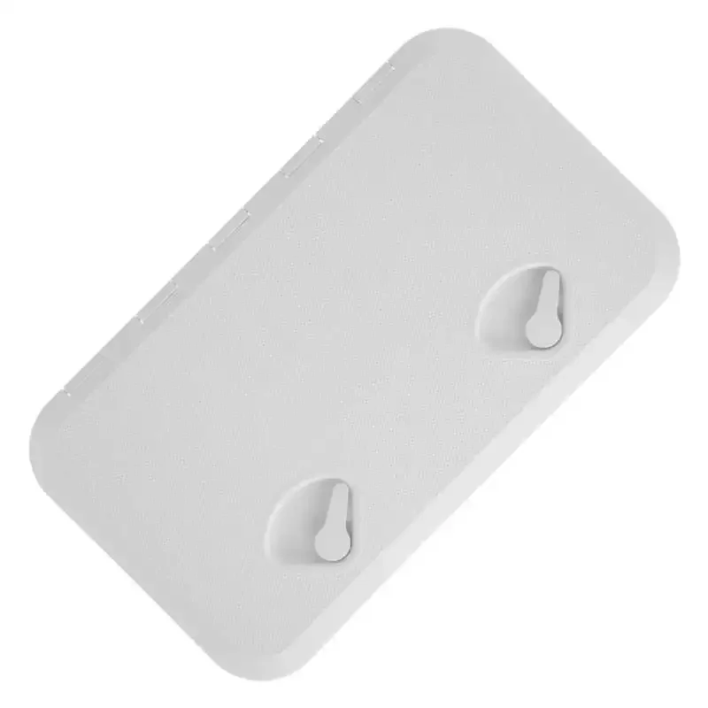 Deck Access Cover White Deck Access Inspection Cover UV-Resistant with Lock for Marine Boat 24x14in Deck Access enlarge