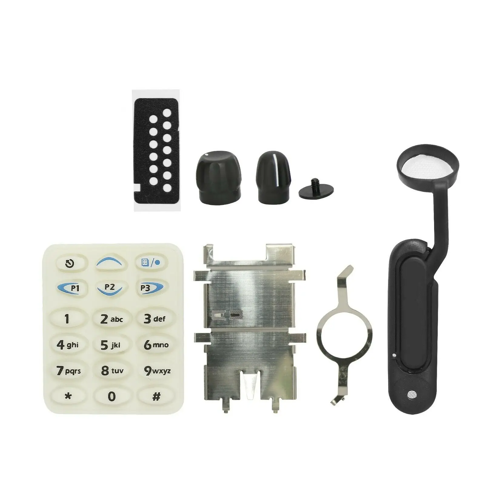 PMLN4199 Yellow Full-keypad Repair Case Housing Cover for HT1250 Portable Two Way Radio