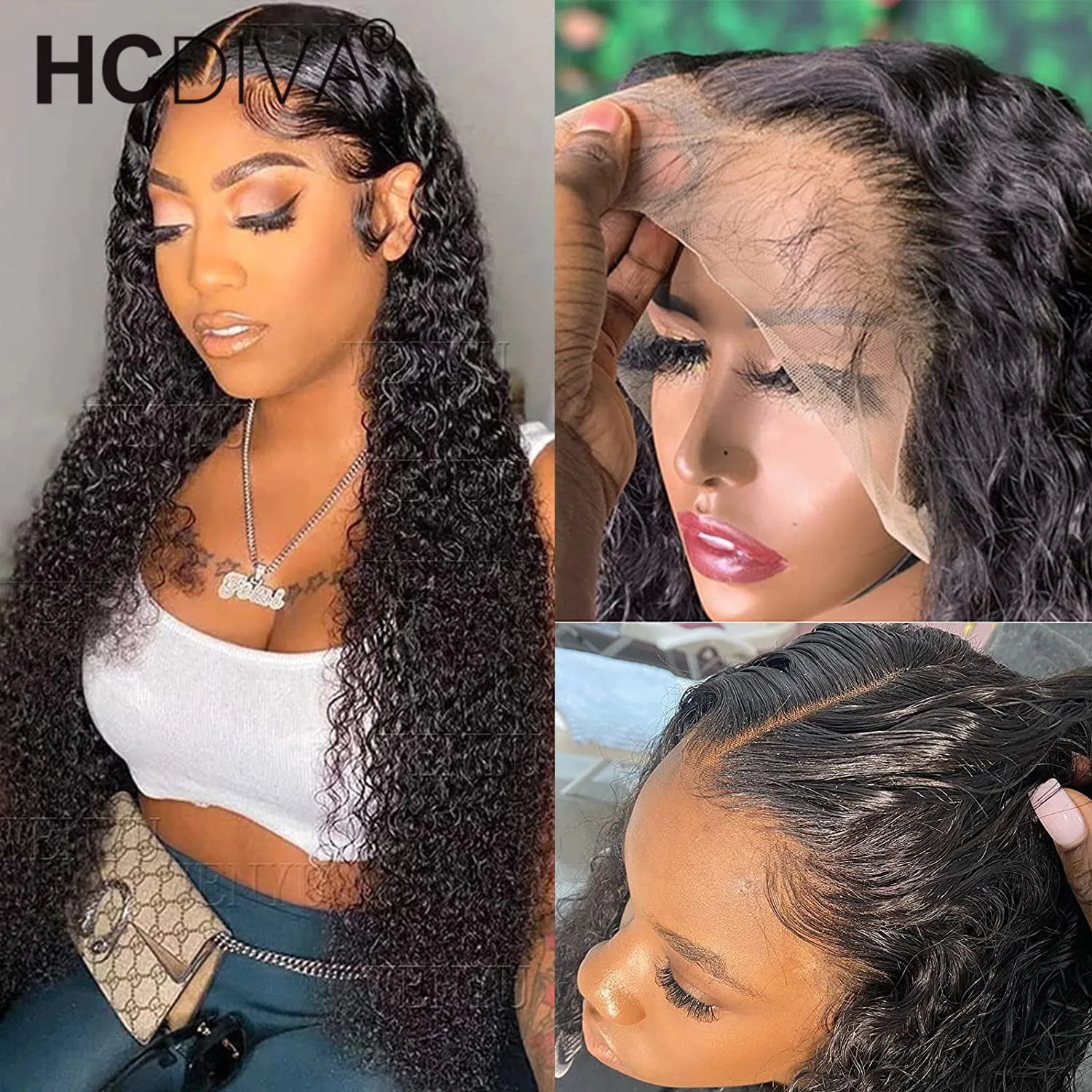 

13x4 Curly Human Hair Wig Pre Plucked 13x6 Hd Water Wave Lace Front Wigs Brazilian Remy Hair Cheap Lace Front Human Hair Wigs