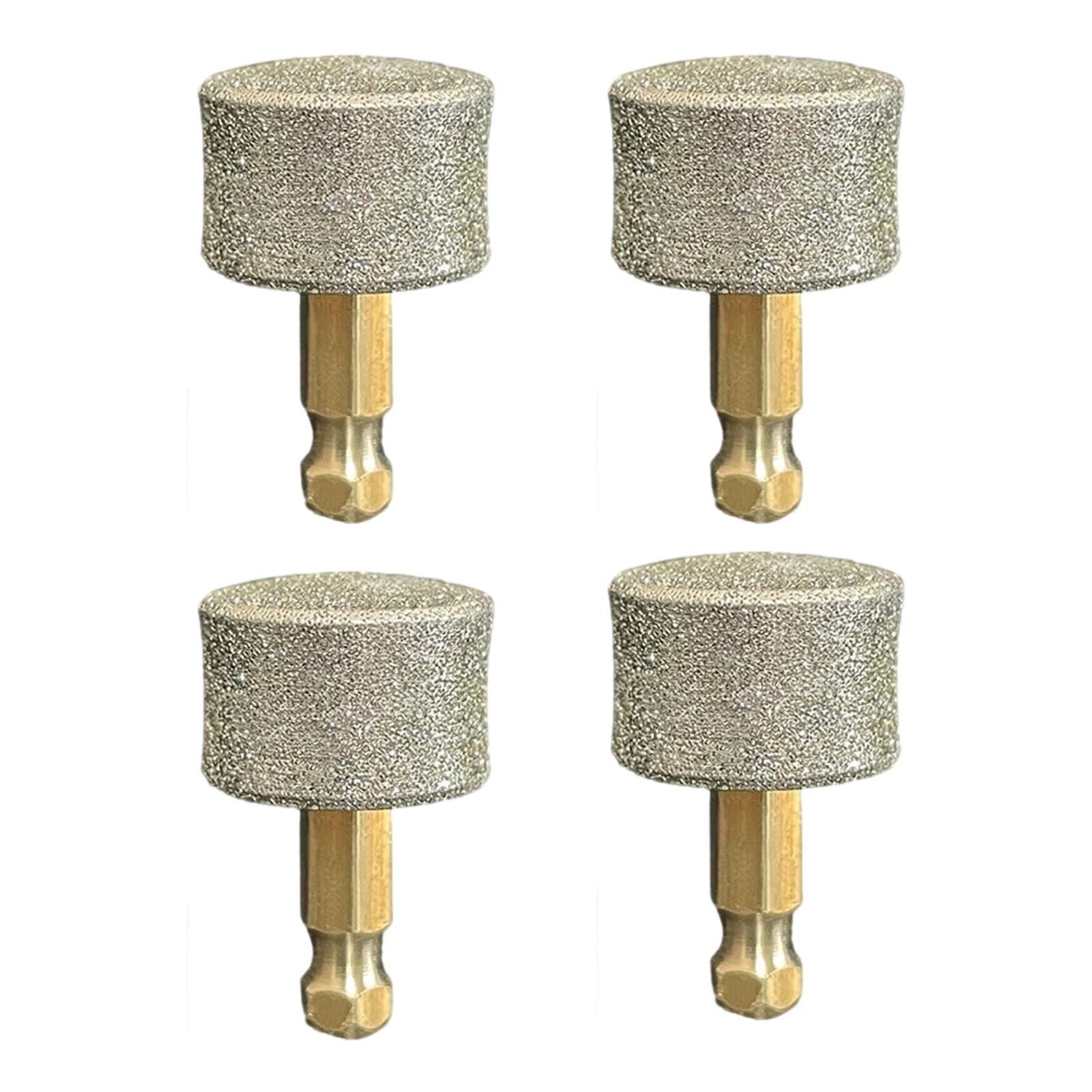 

4pcs Dog Nail Grinder Replacement Head Pet Grooming Tool Spare Home Electric Professional Polisher Salon Trimmer Diamond Tips