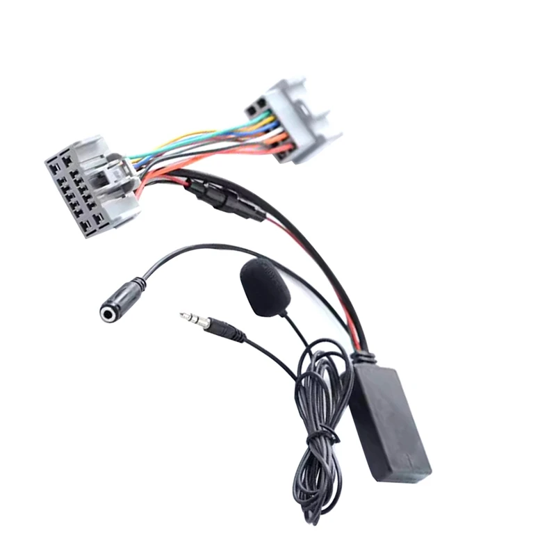 Автомобильный Bluetooth беспроводной телефонный звонок громкой связи AUX вход Адаптер