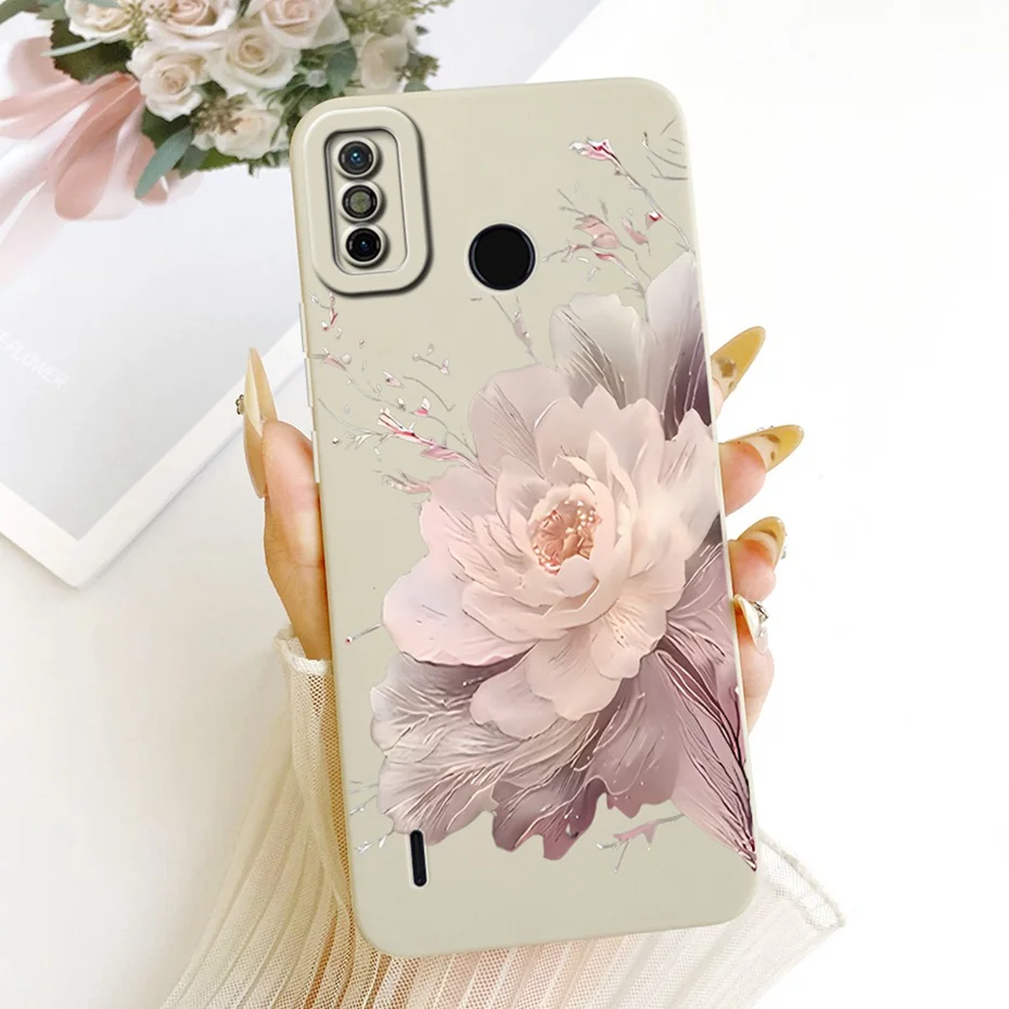 Фото Стильный чехол для телефона Tecno Spark Go 2020 2021 6Go KE5j KE5k KE5S, противоударный, из мягкого силикона. №2