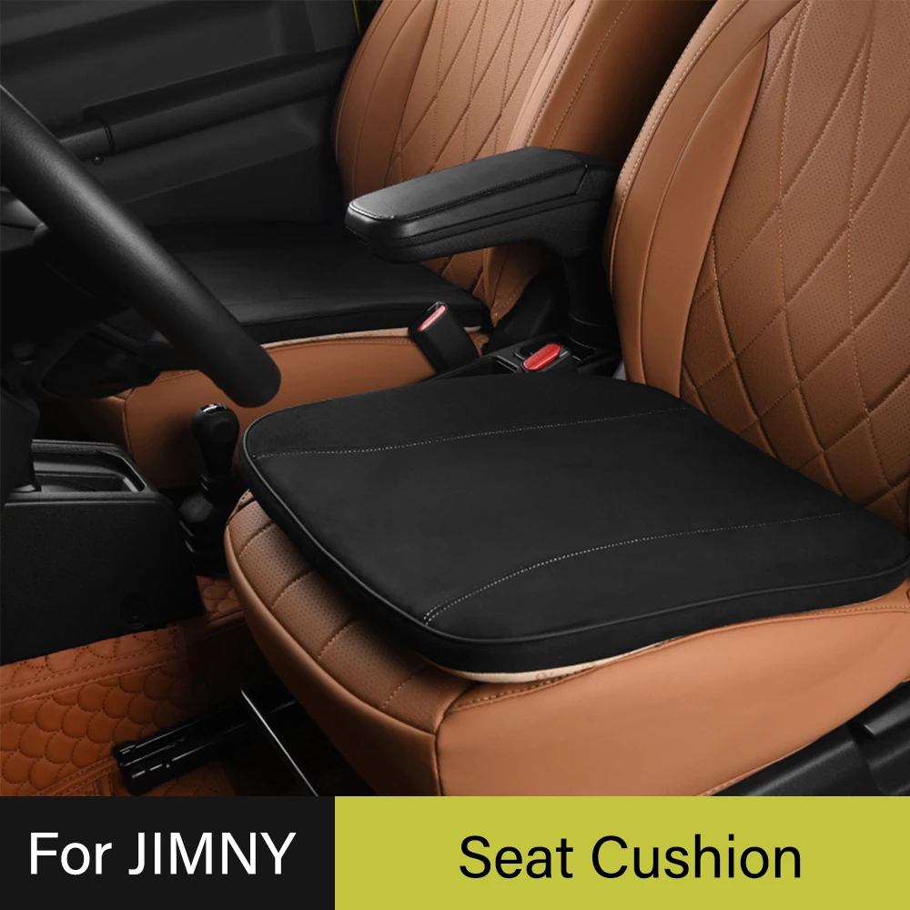 2PCS Car Seat Cover Support Protector Mat Cowhide Auto Pad For Jimny JB64 / JB74 Universal Styling Accessories