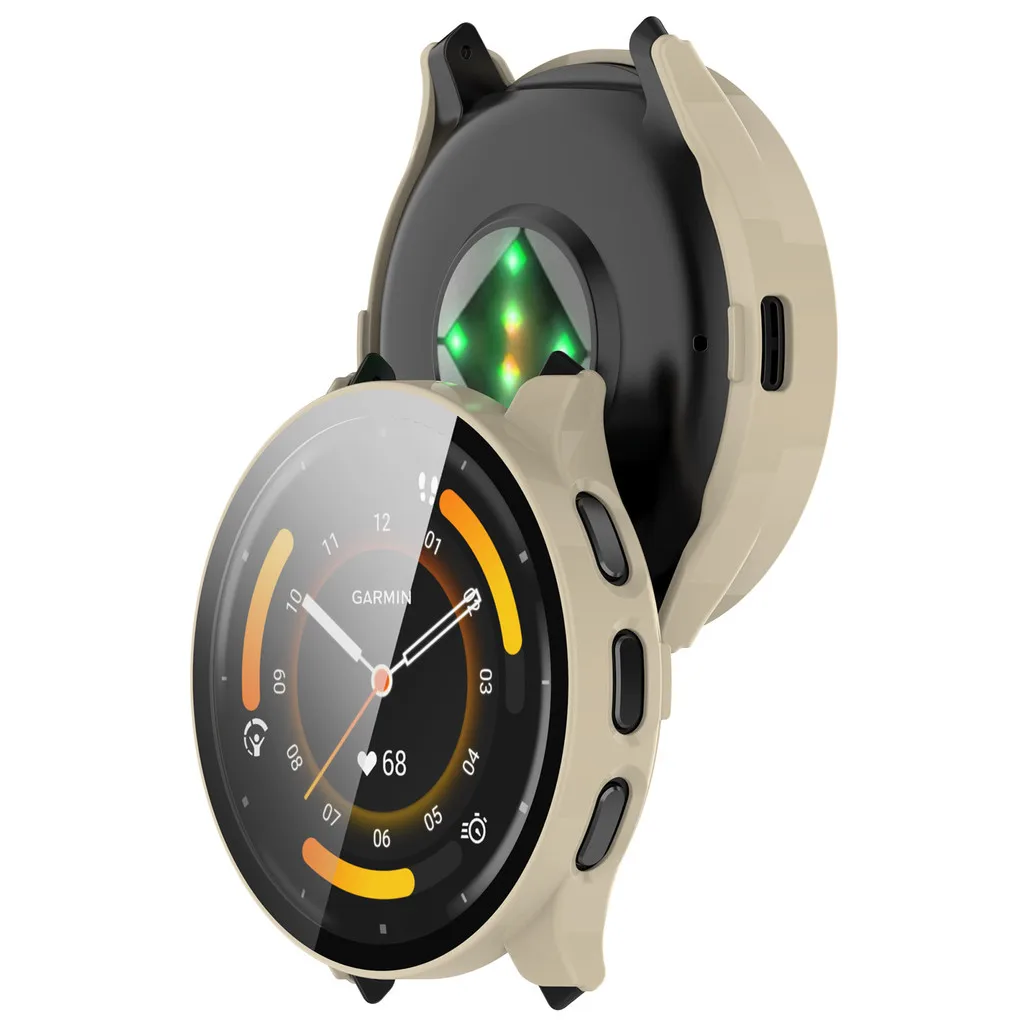 Фото Tempered Glass+Case For Garmin Venu3 Venu3S 41mm 45mm All-Around Screen Protector Hard PC Bumper SmartWatch Cover Anti-scratch №4