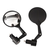 bicycle rear view mirror reflector 360 rotation adjustable handlebar mirror bicycle rearview scooter cycling bicycle accessories