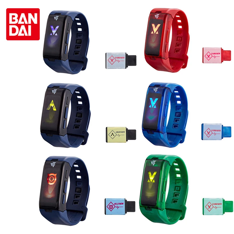 

Bandai Digimon Ghost Game Character Glowing Watch Life Bracelet Digivice -V- Light Up Key Chain Anime Action Figures Gacha Toys