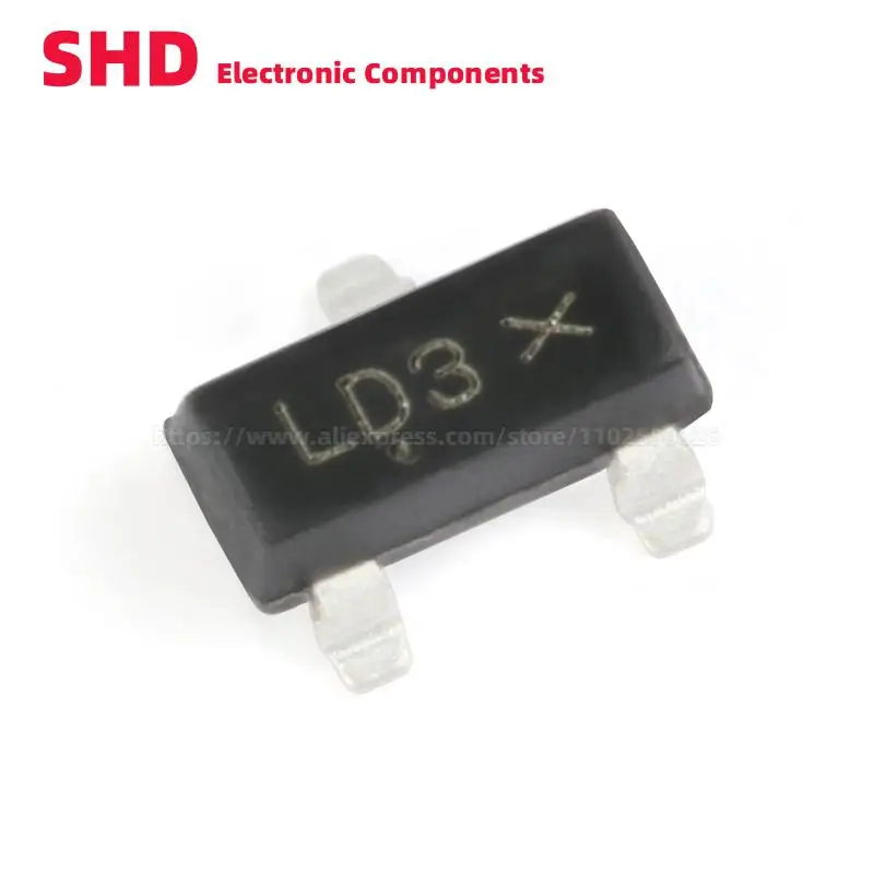 10 шт. BAT54SLT1G LD3 SOT-23 30 В/200 мА 1 пара Серии SMD диод Шоттки Оригинальный Новый аутентичный