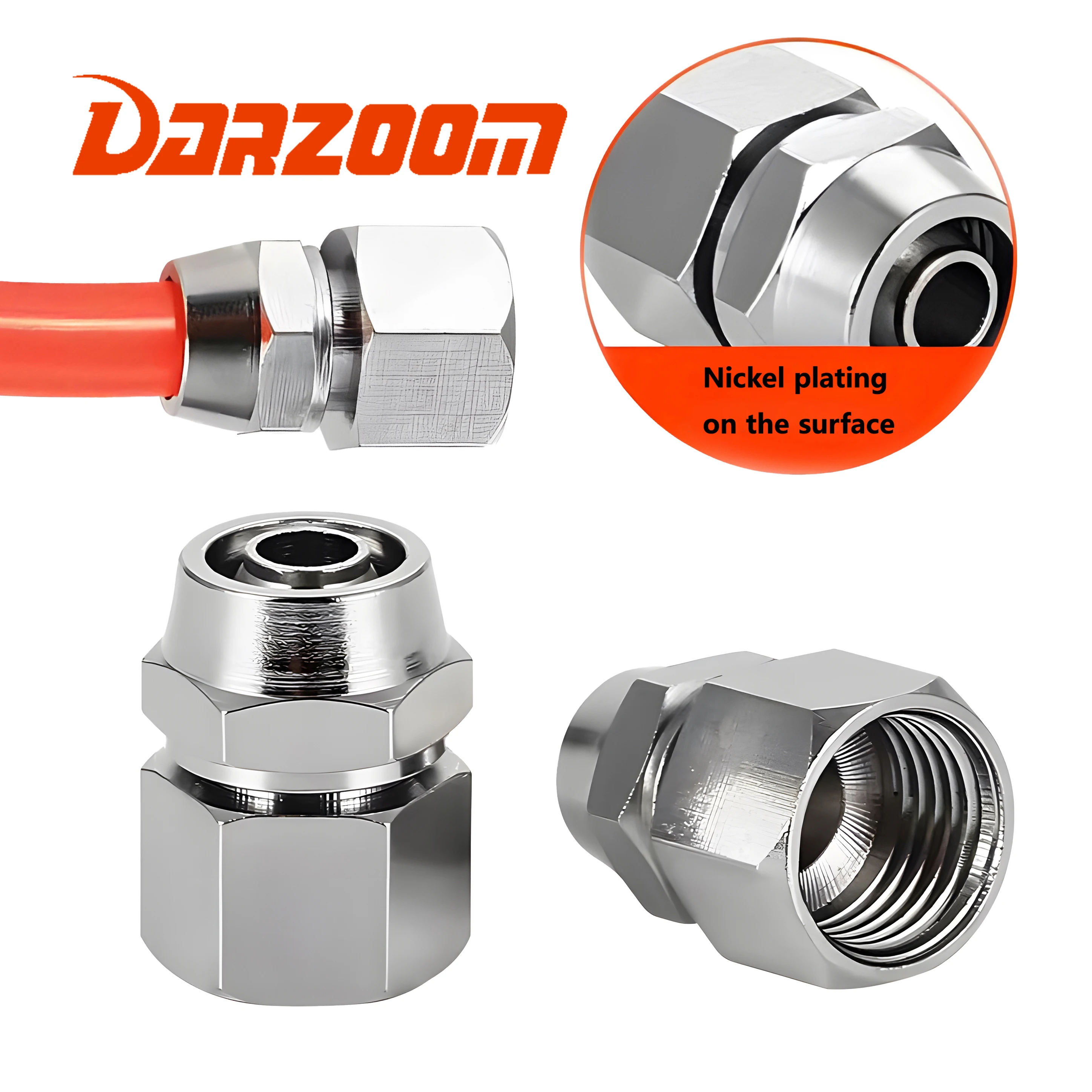 

KPF Женский пневматический фитинг BSP 1/8 1/4 3/8 1/2 4 мм 6 мм 8 мм Быстрый разъем PCF Фитинги для шлангов Трубные соединители