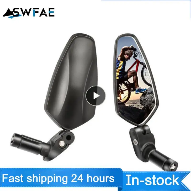 

Bicycle Handlebar Rear View Mirror Bike Wide Range Back Sight Reflector Adjustable Scooter Bike Mirror Bicycle Accessories