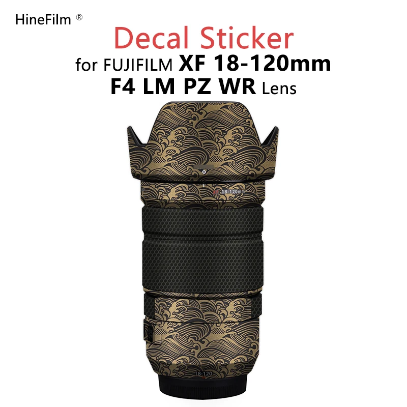 

XF18-120 F4 Lens Sticker Decal Skin For Fujifilm Fujinon XF18-120mm F4 LM PZ WR Lens Protector Coat Wrap Cover Protective Film