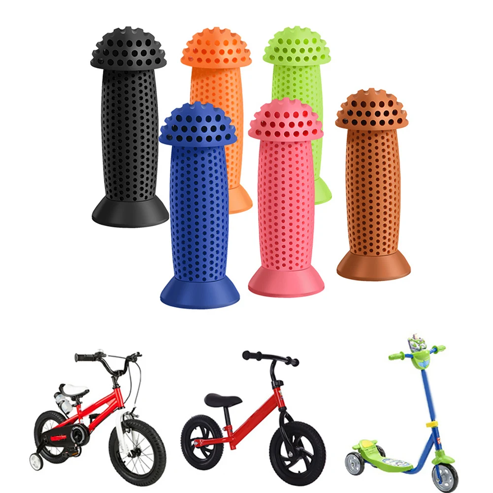 

1pair Bike Grips Rubber Handlebar Grips Cover Anti-slip For 2-2.2cm Diameter Handlebars For Kids Balance Bikes Scooter Accessory