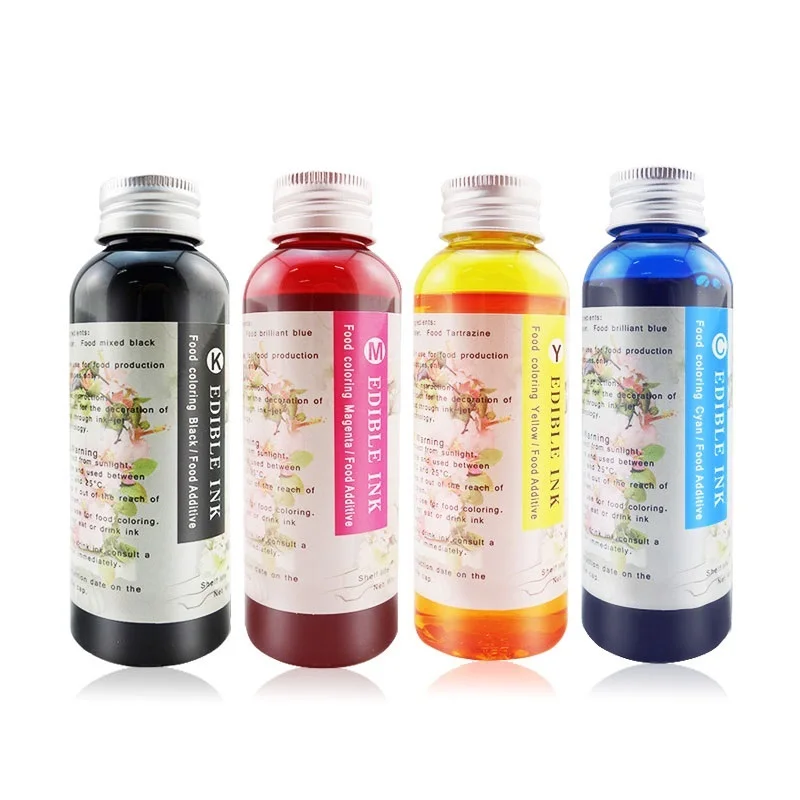 

NEW Edible Ink For Canon For HP For Epson Printer Food Ink Cake Coffee Chocolate Safe Food Additive Coffee Machine Ink