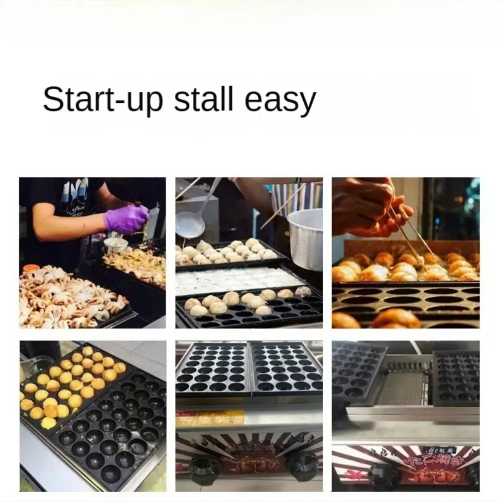 Кухонная плита на газовом топливе Ishinabe для Takoyaki с толстой нагревательной