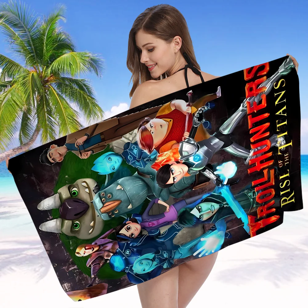 Полотенце из микрофибры для пляжа и йоги быстросохнущее