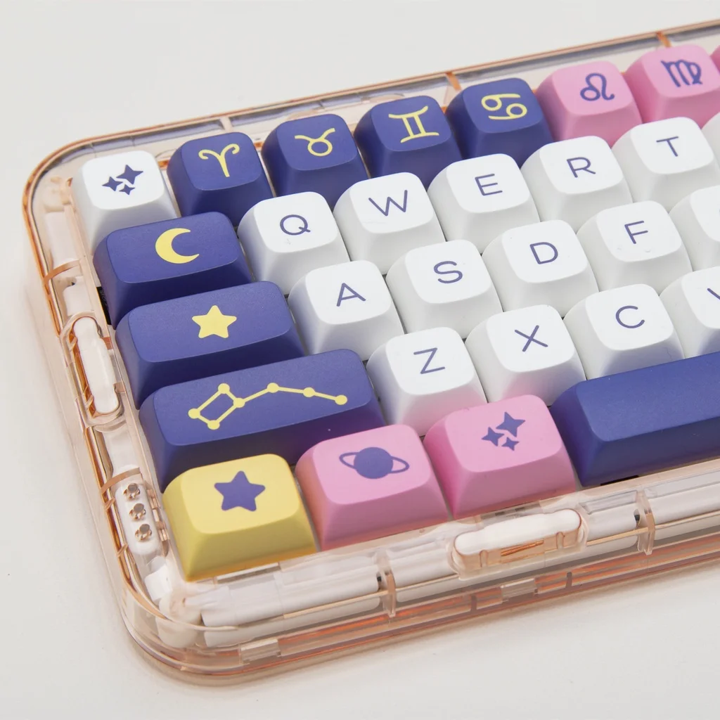 

Constellation keycap 134 keys XDA Profile PBT Dye-Sublimation For RK61 RK71 61/71/84/108 Keys Mechanical Gaming Keyboard Keycaps