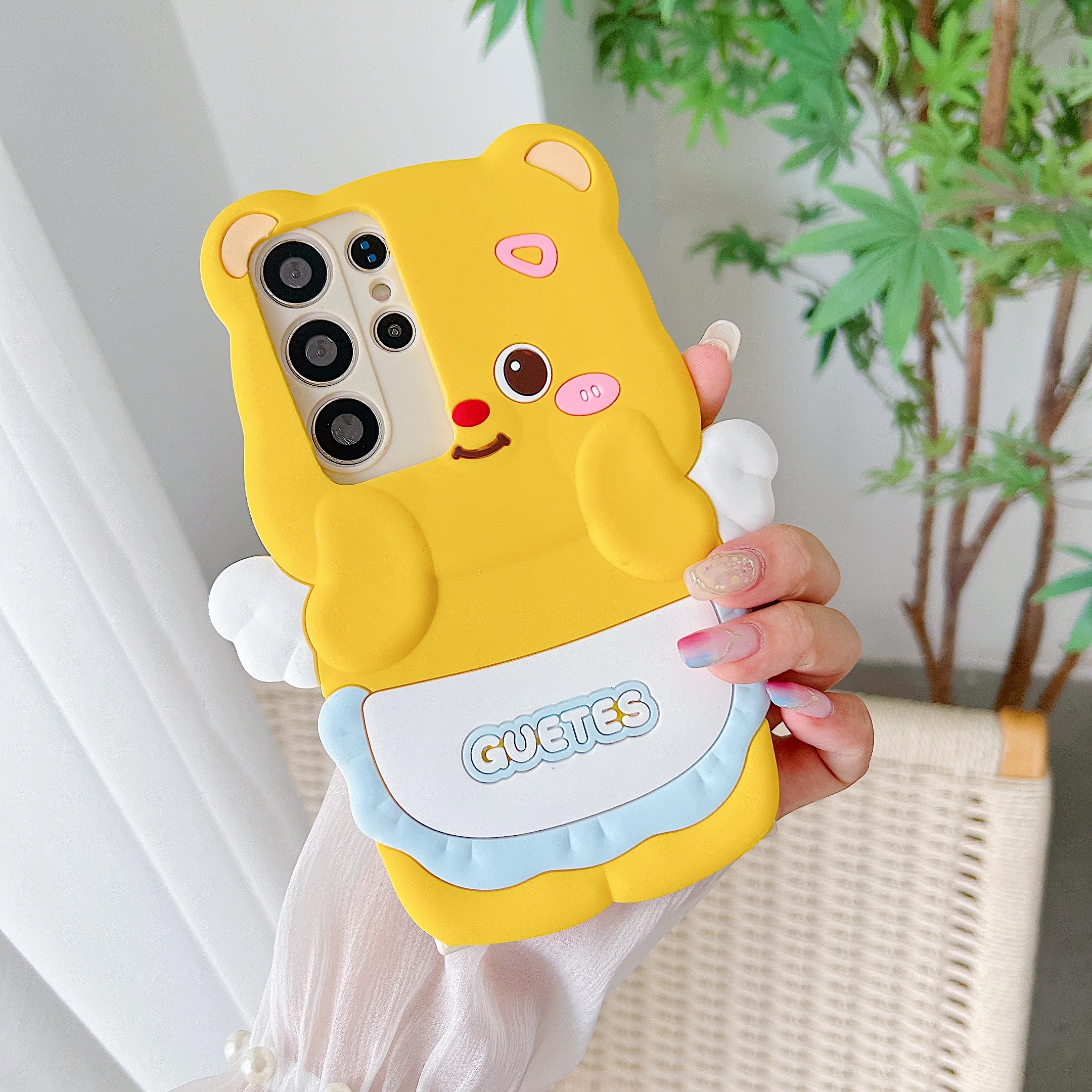 Силиконовый чехол с желтым кремовым медведем для Honor X6A X7A X8A X9A X7B X8B X9B 20 10i 50 70 80 90 Magic