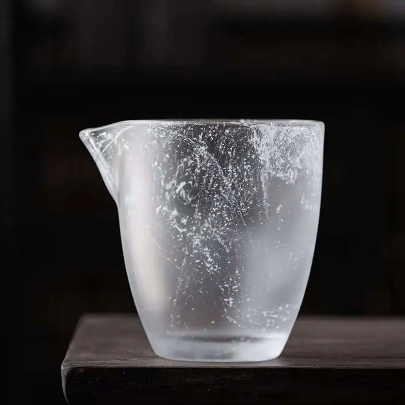 

230 мл креативная стеклянная Хрустальная чашка для ярмарки, высококачественный утолщенный стеклянный кувшин для чая, прозрачная чашка для справедливости, аксессуары для чая кунг-фу