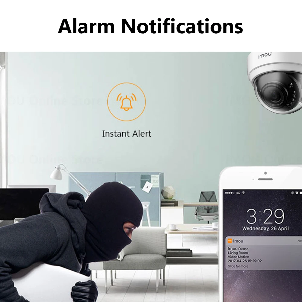 Цена Imou Dome Lite IP-камера 4MP Wifi камера Smart Alarm Notification Wifi камеры наблюдения S камера безопасности для защиты дома