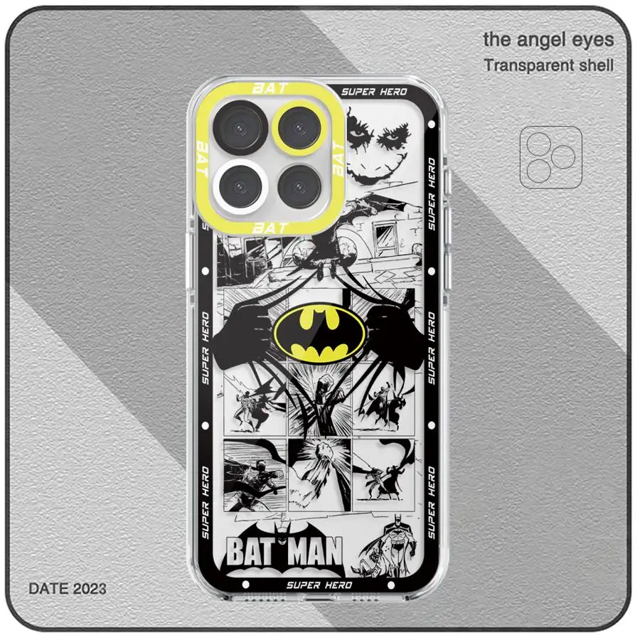 Чехол с логотипом Bat Spiderman для Honor X8a X8 X9b 5G 90 Lite X8b X9a X7b прозрачный мягкий чехол