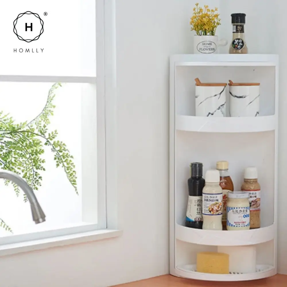 Вращающиеся угловые полки для хранения Homlly
