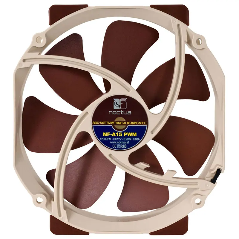 Noctua NF-A15 PWM SSO2 Магнитный стабильный подшипник 15 см U14S вентилятор подходит для рамы