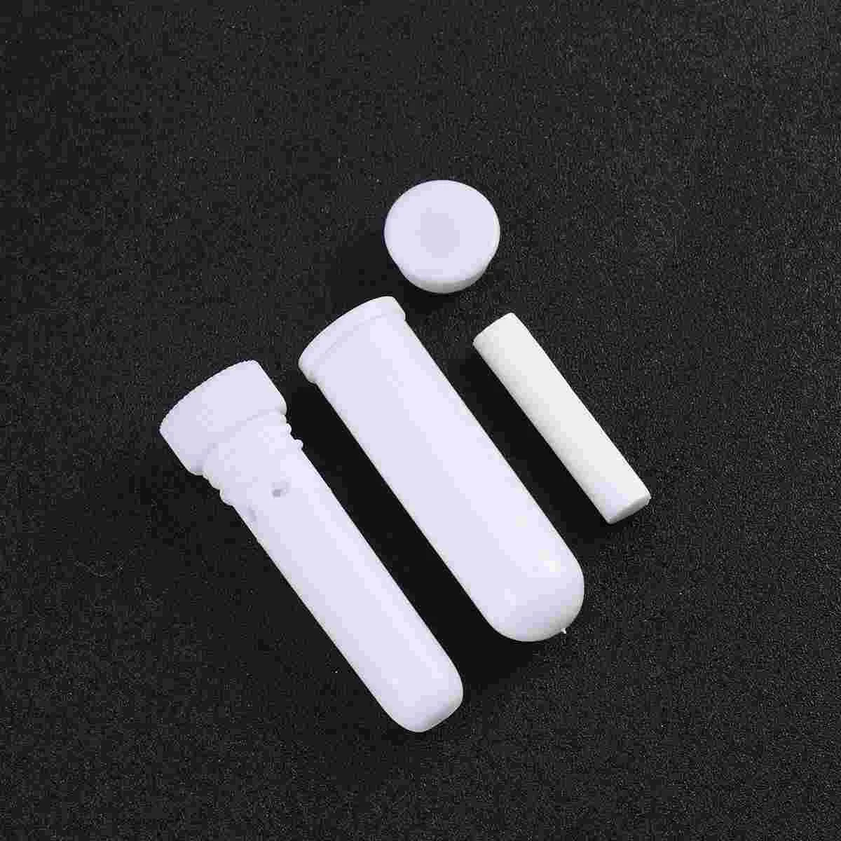 

Inhaler Nasal Tube Oil Essential Tubes Diffuser Replacement Empty Bottles Wicks Cotton Wick Aroma Stick Blank Plastic