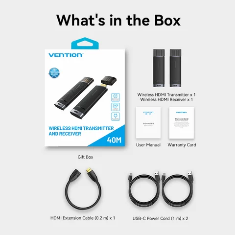 Vention Беспроводной HDMI приемник