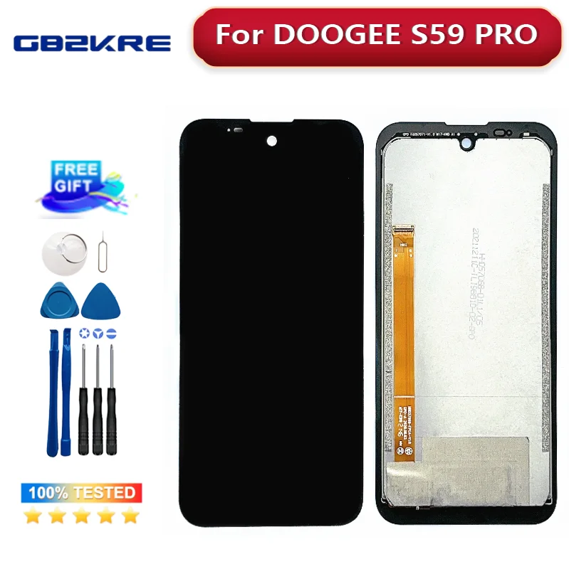 Оригинальный ЖК-дисплей для DOOGEE S59 S59 Pro, сменный сенсорный экран, дигитайзер в сборе