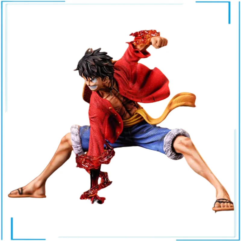 

One Piece Luffy Action Figure Anime PVC Collection Doll 18cm Battle Style Monkey D Luffy Figurine Model Toy for Child's Gifts