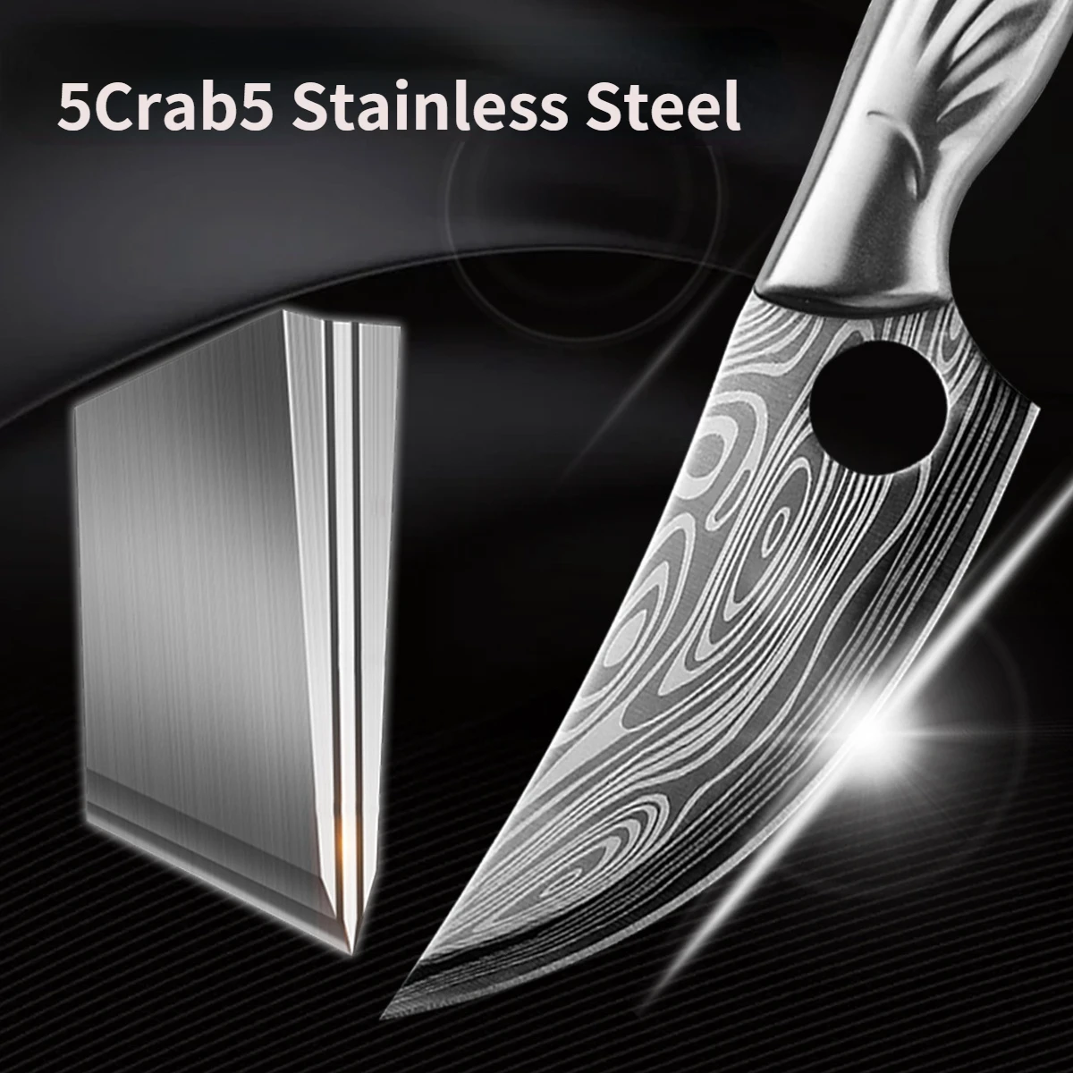 Дамасский кухонный нож охотничий японский универсальные острые ножи мясника для