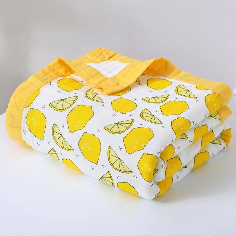 

Summer Four Layers Bamboo Fiber Muslin Swaddle Baby Blankets Swaddle Wrap for Newborn Baby Thin Air Condition Blanket Bath Towel