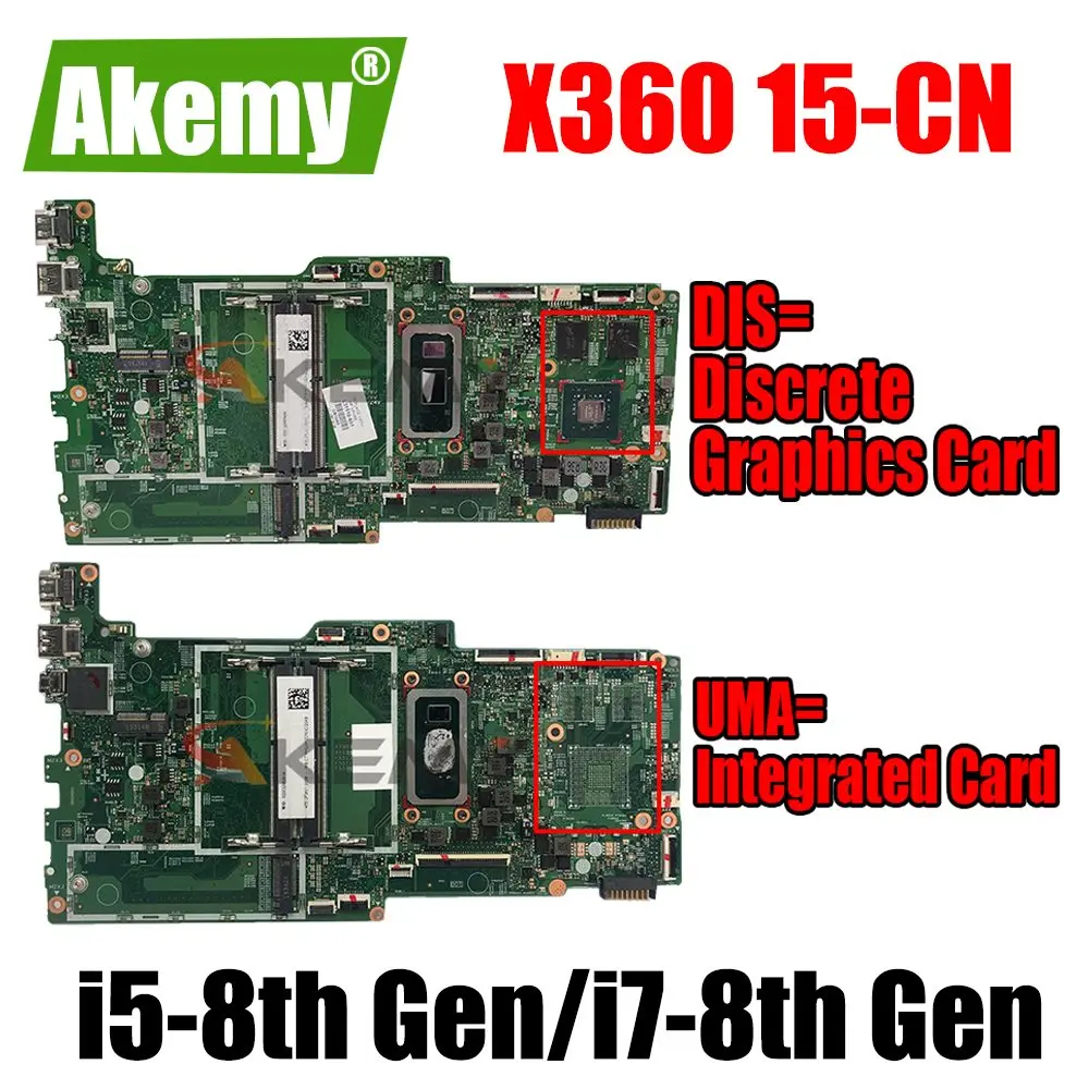 

For HP X360 15-CN Laptop Motherboard Mainboard 15-CN 18709-2 Motherboard with i5 i7 8th Gen CPU