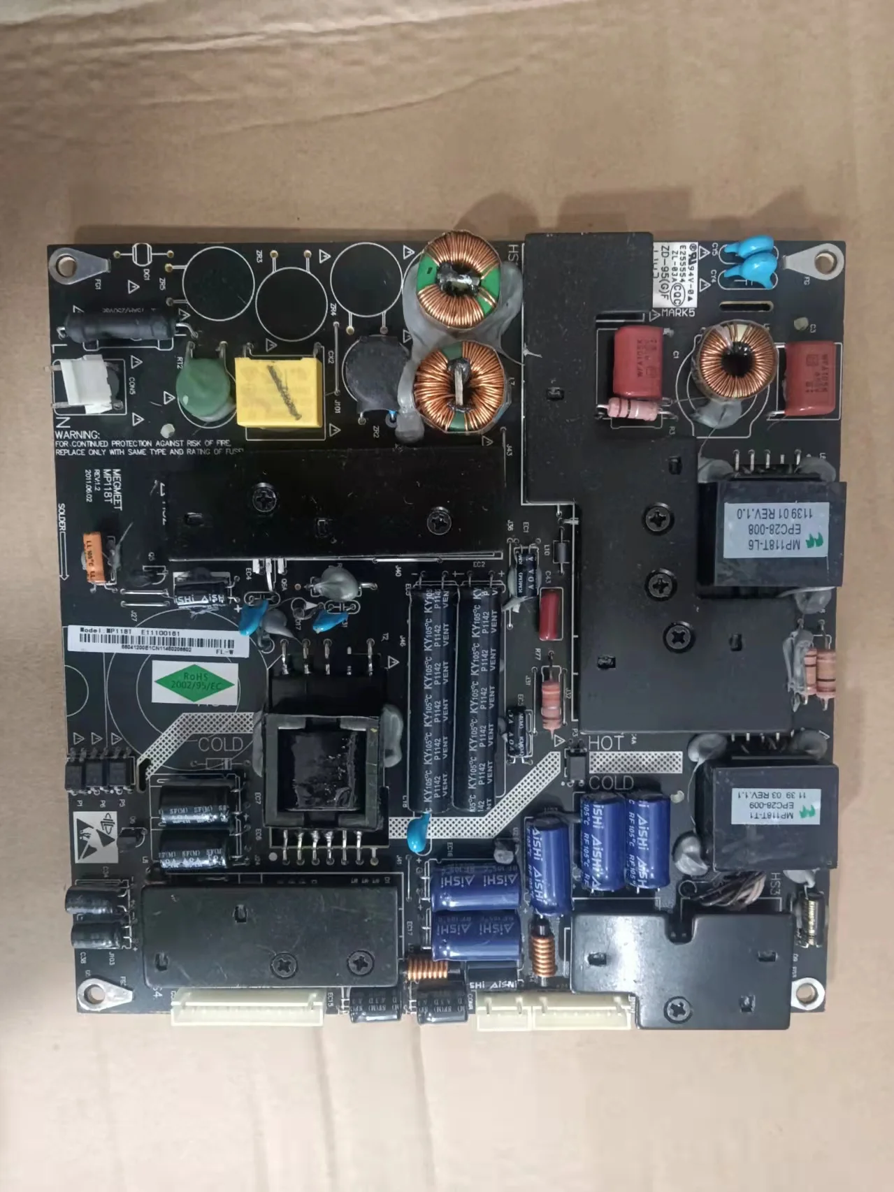 

Оригинальная универсальная плата питания MP118T/MP118FL-T для ЖК-телевизоров 32/42 дюйма/47 дюймов