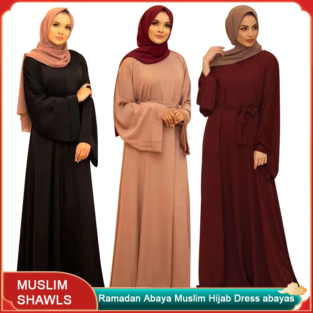 Ramadan Abaya Muslim Hijab Dress Abayas For Women Dubai Turkey Islam Clothing Kaftan Robe Longue Femme Musulmane Vestidos Abaya