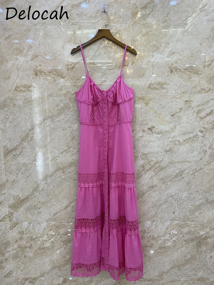 Delocah/высококачественное летнее женское модное дизайнерское белое платье