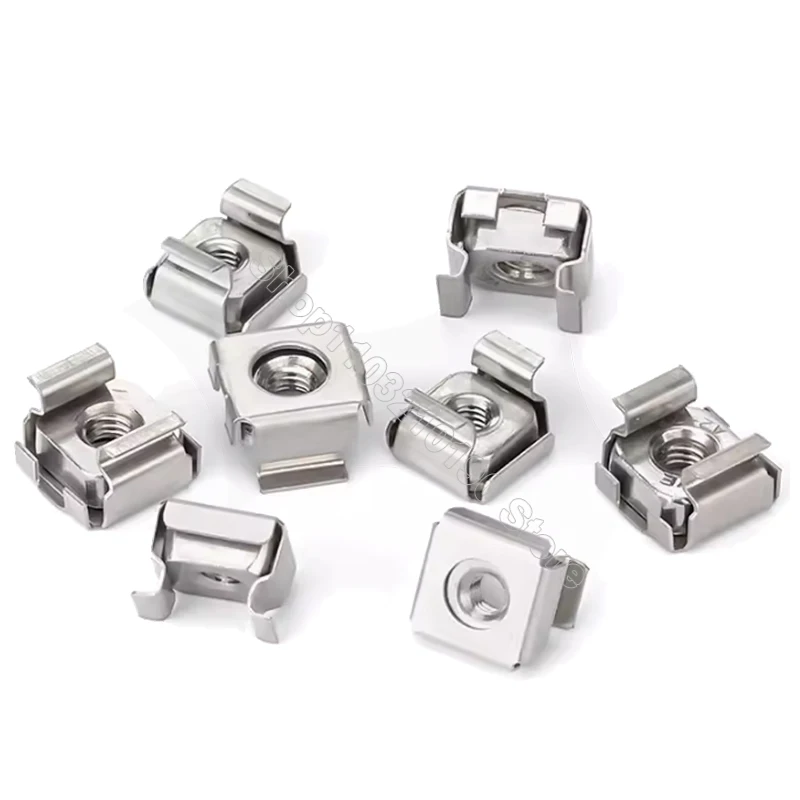 1-5 шт. M4 M5 M6 M8 M10 Квартет из нержавеющей стали 304 плавающая гайка кассета эластичный