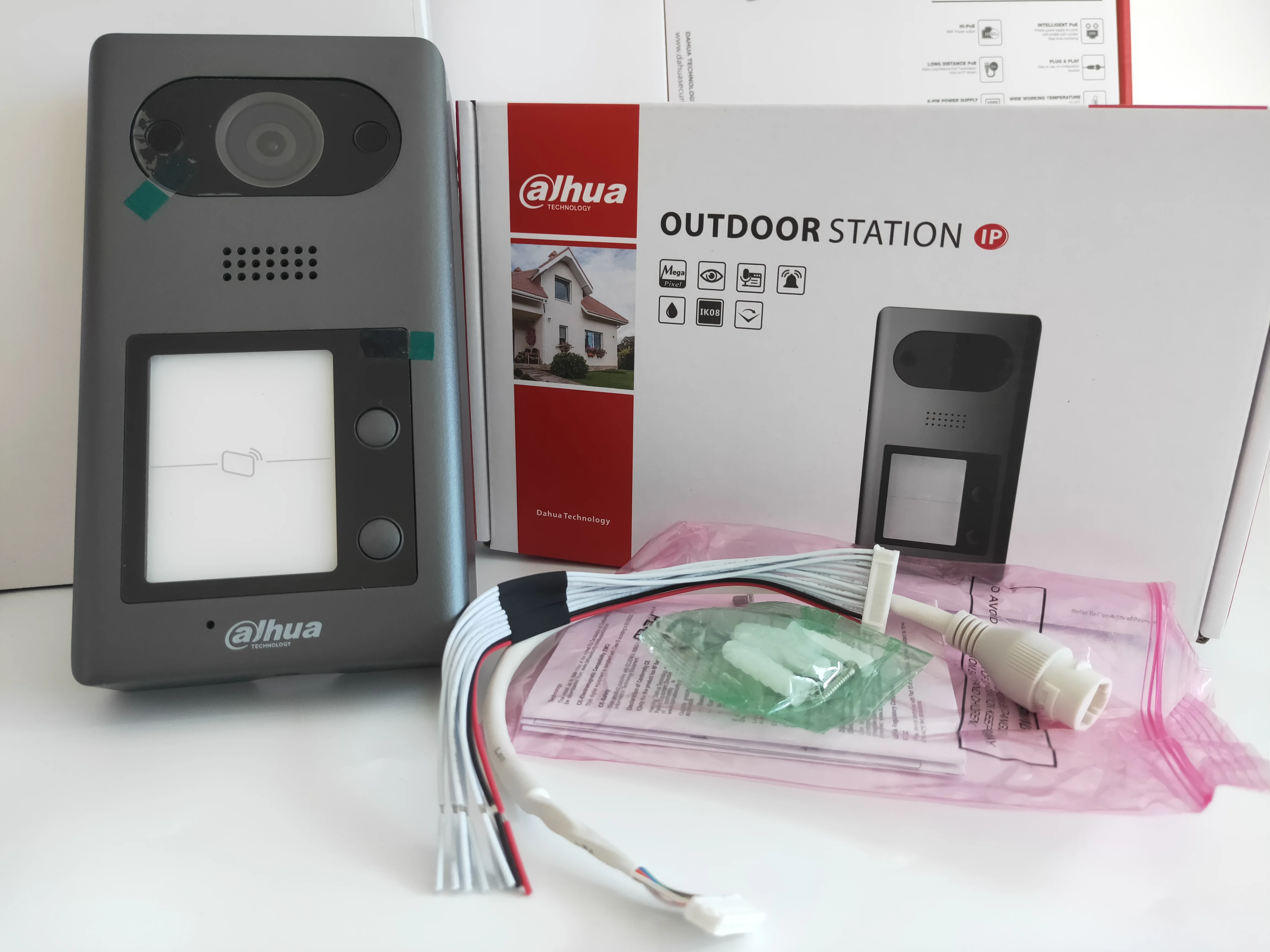 Dahua IP 1/2/4-кнопочная дверная станция для виллы VTO3211D-P1-S2 VTO3211D-P2-S2 VTO3211D-P4-S2 управление