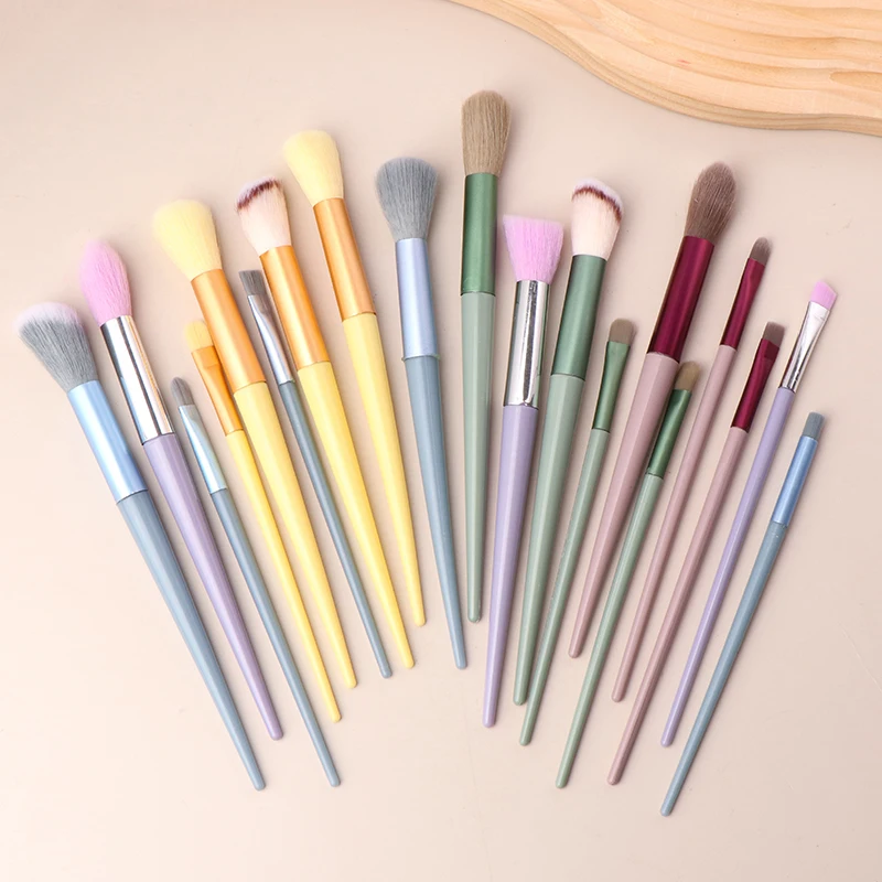13 шт. набор мягких пушистых кистей для макияжа косметики тональный крем румяна
