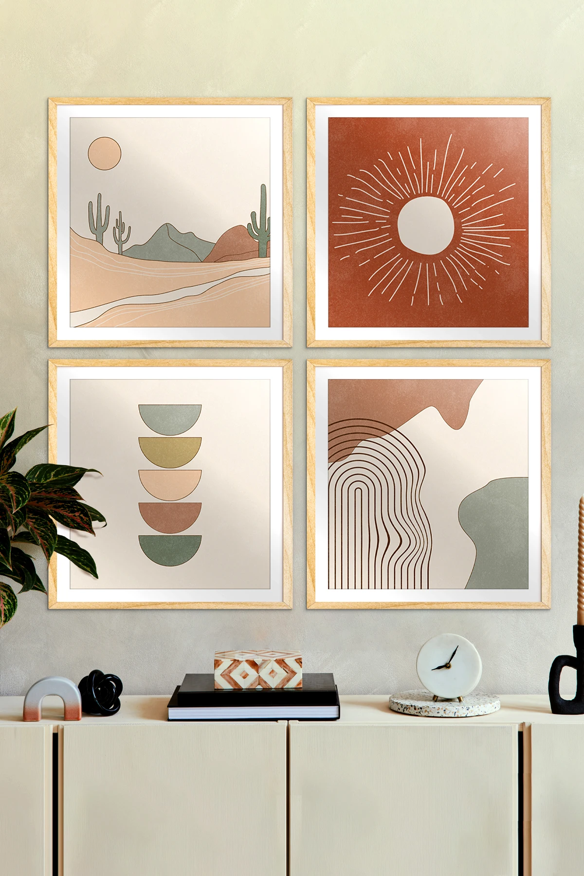 

Framed Table Decoration Home Decor Modern Single Wooden Frame