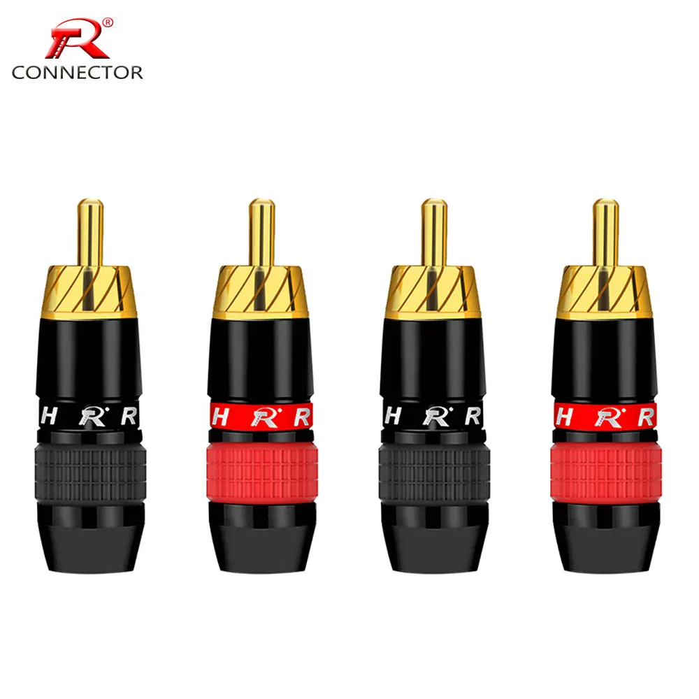 4 шт. аудиоразъем RCA с 3 2 на 6 5 мм Hi-Fi стереоразъем для усилителей телевизоров ПК