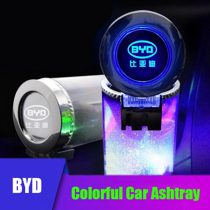 

Разноцветная автомобильная пепельница для BYD Han F0 F3 S7 S8 F3R E5 M6 Song Yuan Qin Surui Tang 13 держатель для курительной чашки автомобильные аксессуары