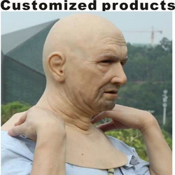 Реалистичные маски, издалека выглядят как настоящие, с пары метров ее не отличить от настоящего лица