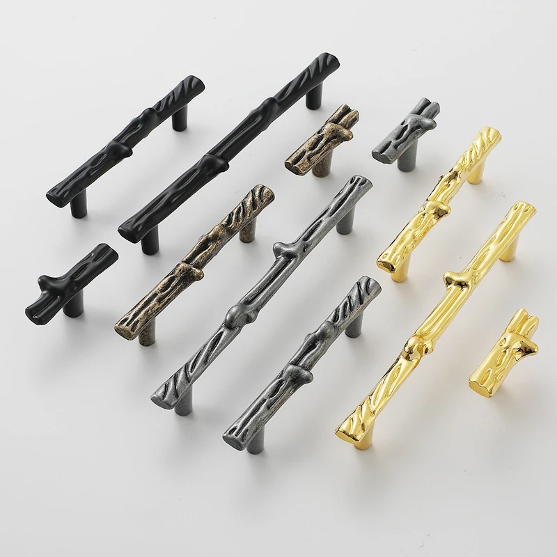 Ручка для мебели в виде ветки дерева креативная кухонная фурнитура ручки шкафов