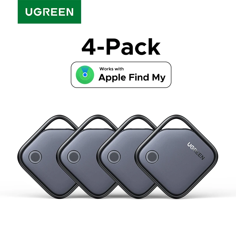 Фото UGREEN Smart Bluetooth-трекер, поиск ключей, локатор предметов SmartTag, аккумулятор для телефона на 1 год для Apple Find My (только IOS) №1