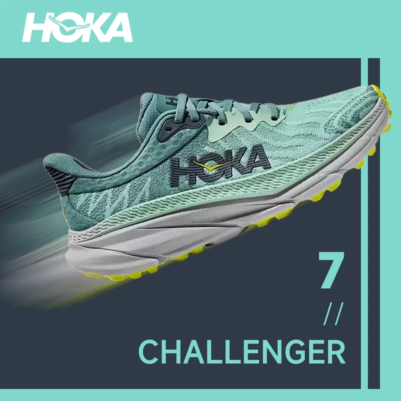 

HOKA Challenger 7 Men Running Shoes Outdoor Road Sneakers Cushioning Elasticity Marathon Shoes Trail Trekking Tennis Sneakers