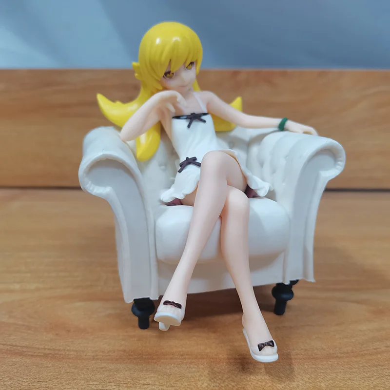 Аниме Фигурка Розничная Monogatari Bakemonogatari Oshino Shinobu окрашенная ПВХ экшн-фигурка